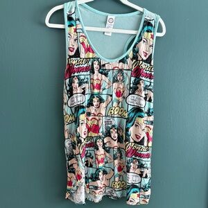 Graphic Wonder Woman Breathable Lightweight Cool Sleeveless Tank Top size 3X